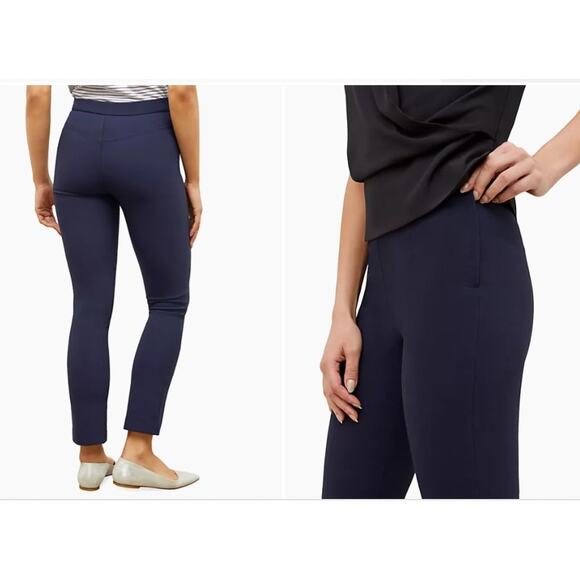 M.M.‎ LaFleur Foster Pants Dark Navy Size 4 Front Seam - Picture 2 of 14